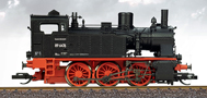 [Lokomotivy] → [Parn] → [BR 89] → 1010800: parn lokomotiva ern s ervenm pojezdem