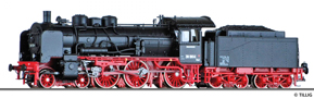 [Lokomotivy] → [Parn] → [BR 38] → 02028: parn lokomotiva ern s kouovmi plechy, erven pojezd
