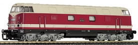 [Lokomotivy] → [Motorov] → [V 180 (BR 118)] → 02651: dieselov lokomotiva erven-krmov s ernm rmem a edmi podvozky