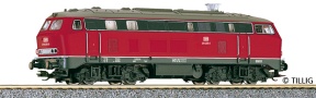 [Lokomotivy] → [Motorov] → [BR 218] → 02711: dieselov lokomotiva erven s tmav edm pojezdem