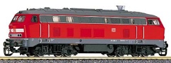[Lokomotivy] → [Motorov] → [BR 218] → 02704: dieselov lokomotiva erven-ed s ernmi podvozky BR 225