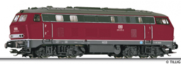 [Lokomotivy] → [Motorov] → [BR 218] → 02712: dieselov lokomotiva even s tmav hnedou stechou a ernm pojezdem