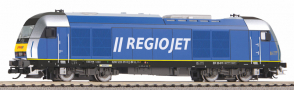 [Lokomotivy] → [Motorov] → [ER 20 Herkules] → 47576: dieselov lokomotiva modr-stbrn „Regiojet“