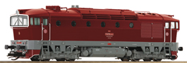 [Lokomotivy] → [Motorov] → [T478.3 „Brejlovec”] → 7390014: dieselov lokomotiva erven s tmav edm pojezdem