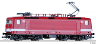[Lokomotivy] → [Elektrick] → [BR 143] → 04340: elektrick lokomotiva erven s blm pruhem, polopantografy