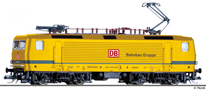 [Lokomotivy] → [Elektrick] → [BR 143] → 502697: elektrick lokomotiva lut s ernm pojezdem „Bahnbau Gruppe“