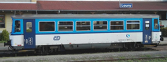 [Lokomotivy] → [Motorov vozy a jednotky] → [M152 (810)] → 33710: motorov vz v barevnm schematu „Najbrt“