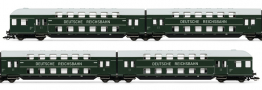[Osobn vozy] → [Patrov] → [DB 13] → HN9519: tydln patrov jednotka tmav zelen s edou stechou