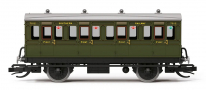 [Osobn vozy] → [Ostatn - ostrovn] → TT4051: osobn vz tmav zelen se svtle edou stechou „First Class Coach“