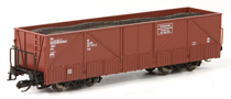 [Nkladn vozy] → [Oteven] → [ostatn] → 23057: vysokostnn vz ervenohnd s nkladem uhl „Kohlependel - Wagen 3“