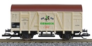 [Nkladn vozy] → [Kryt] → [2-os s vy stechou] → 500758: krmov s hndou stechou ″Isenbeck-Pils″ MEH (Museumseisenbahn Hamm)
