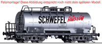 [Nkladn vozy] → [Cisternov] → [4-os s lvkou Ra] → 502351: kotlov vz stbrn s npisem „Schwefel flssig“