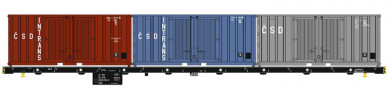 [N�kladn� vozy] &rarr;&nbsp;[N�zkost�nn�]&nbsp;&rarr;&nbsp;[4-os� plo�inov� Rgs]&nbsp;&rarr;&nbsp;502482: n�kladn� plo�inov� v�z �ern� se t�emi kontejnery 20&prime; „�SD INTRANS“