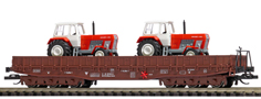 [Nkladn vozy] → [Nzkostnn] → [Ostatn] → 31155: nzkostnn nkladn vz ervenohnd s nkladem dvou traktor ZT 300