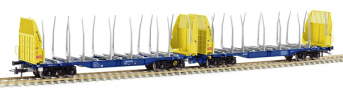 [Nkladn vozy] → [Nzkostnn] → [dvojit jednotky Sggmrrs 90] → T657017: dvojit jednotka na pepravu dv modr-lut