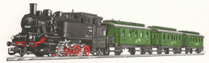 [Soupravy] → [S lokomotivou] → 1120: set parn lokomotivy BR 92 a t osobnch voz „Oldtimer Personenzug“