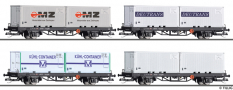 [Soupravy] → [Nkladn] → 502704 : set ty ploinovch voz loench kontejnery 20′