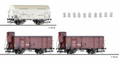 [Soupravy] &rarr;&nbsp;[N�kladn�]&nbsp;&rarr;&nbsp;502899: set t�� n�kladn�ch voz� na p�epravu ml�ka „Milchtransport“