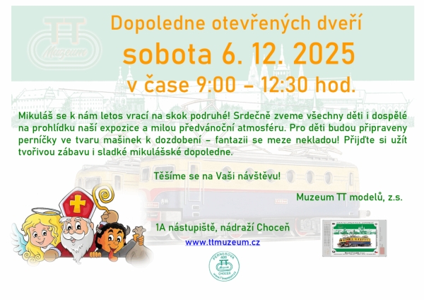 Dopoledne otevench dve v Muzeu TT model v Chocni