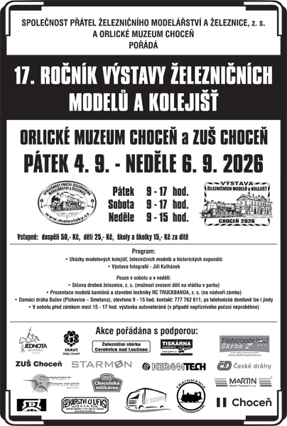 V�stava �elezni�n�ch model� a koleji�� v Chocni